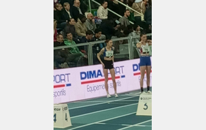 Manon Mayeux aux Championnat de France Indoor à Liévin : une course courageuse malgré les obstacles